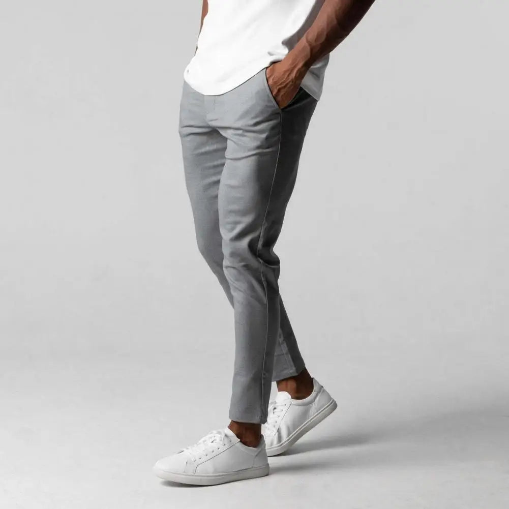 Men's Stretch Chinos - Grey