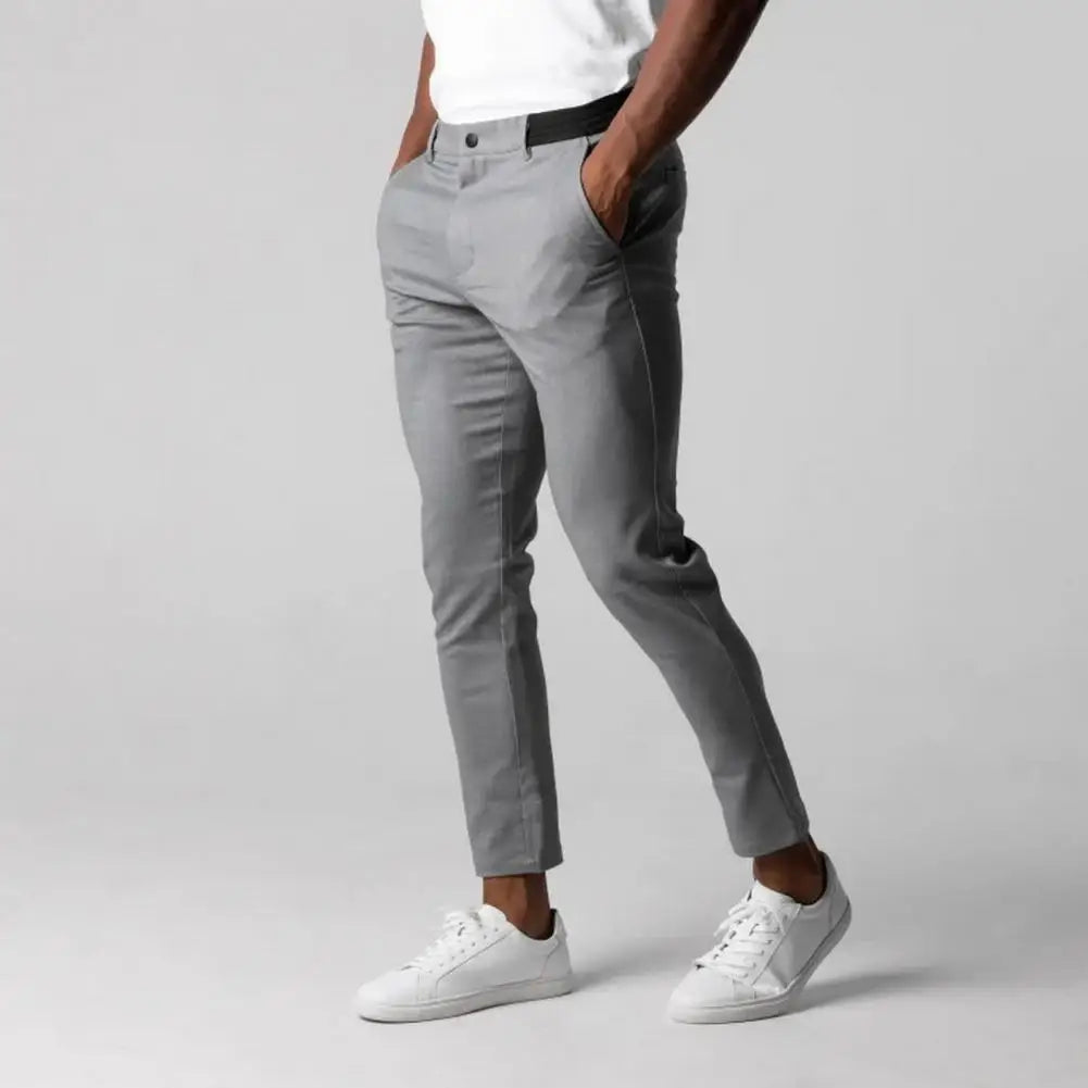 Men's Stretch Chinos - Grey