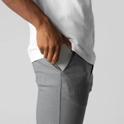 Men's Stretch Chinos - Grey