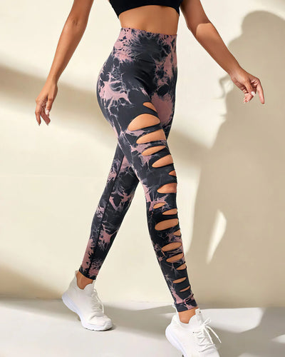 Teal Tempest Seamless Sculpting Leggings - Rose Noir